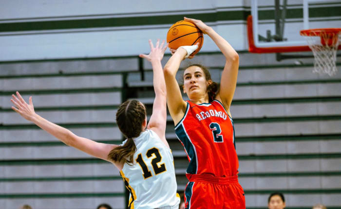 Ella Zimmerman (2) averages better than 20 points and 10 rebounds per game.